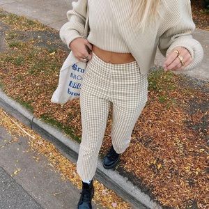 misguided gingham pants